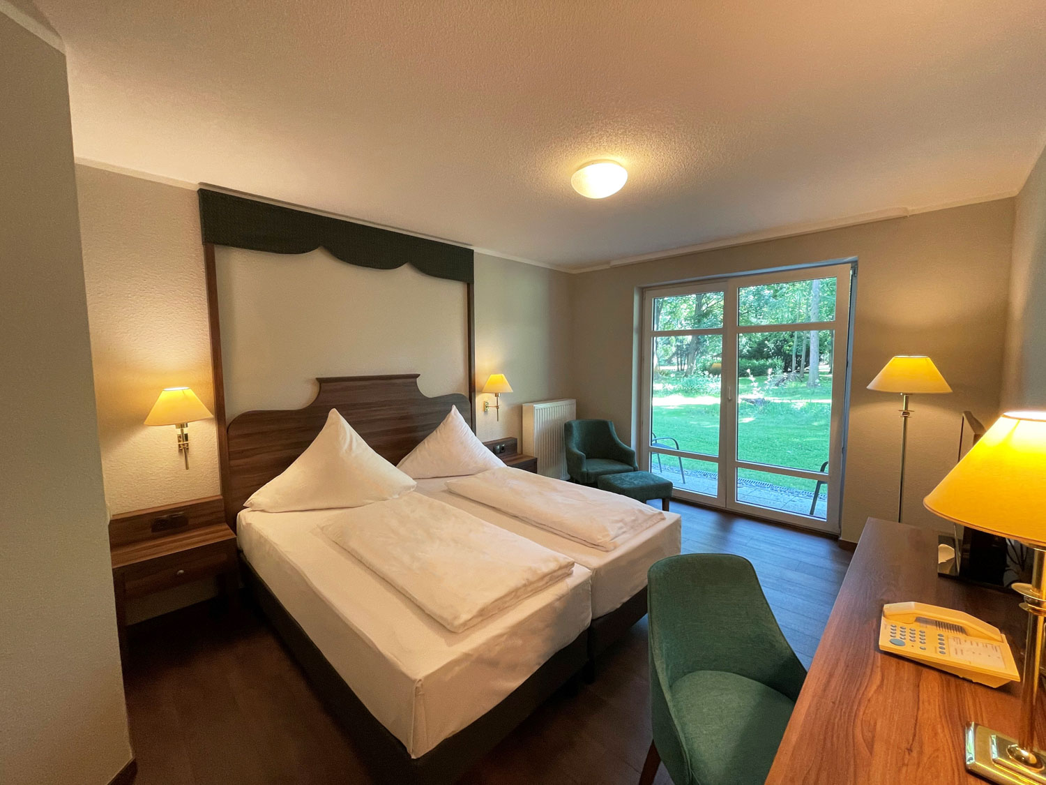 Zimmerbeispiel vom Schlosshotel Althörnitz Zimmeransicht