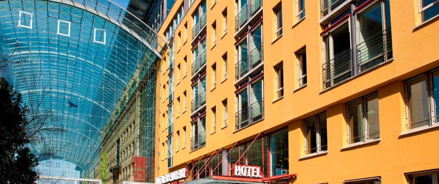 Außenansicht vom Hotel Elbflorenz Dresden Außenansicht