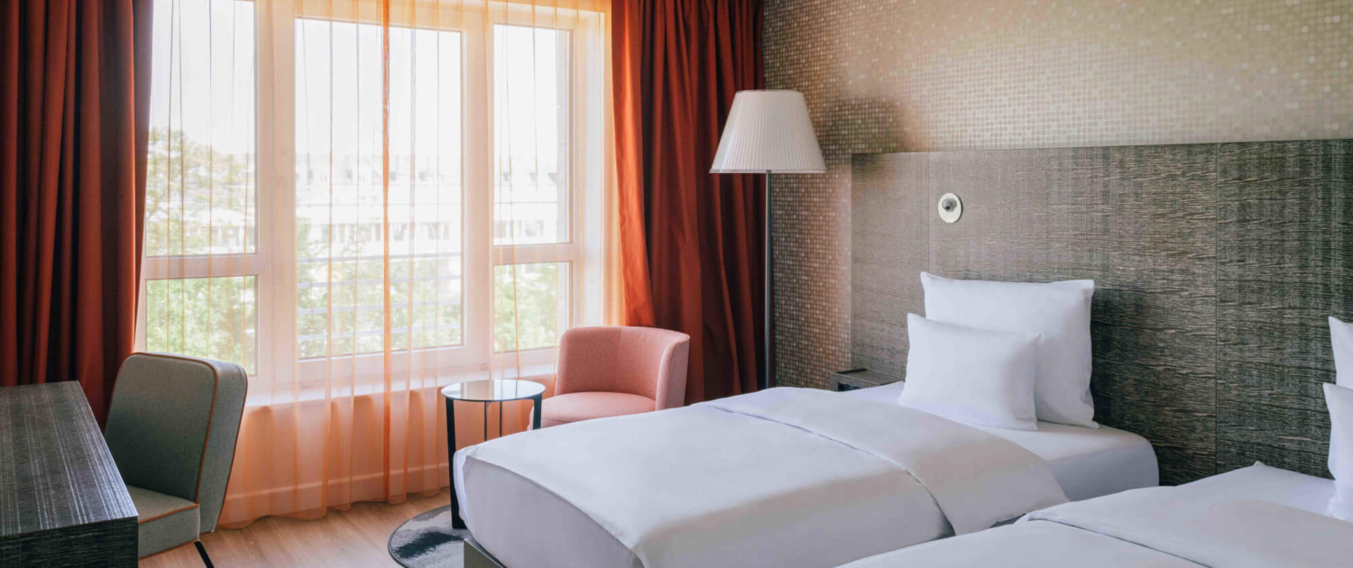 Zimmerbeispiel vom Pentahotel Leipzig Zimmeransicht