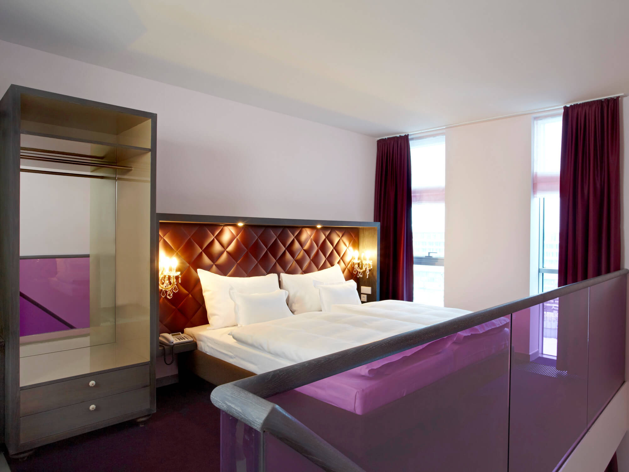 Suite-Schlafzimmer von abito suites Schlafzimmer der Suite