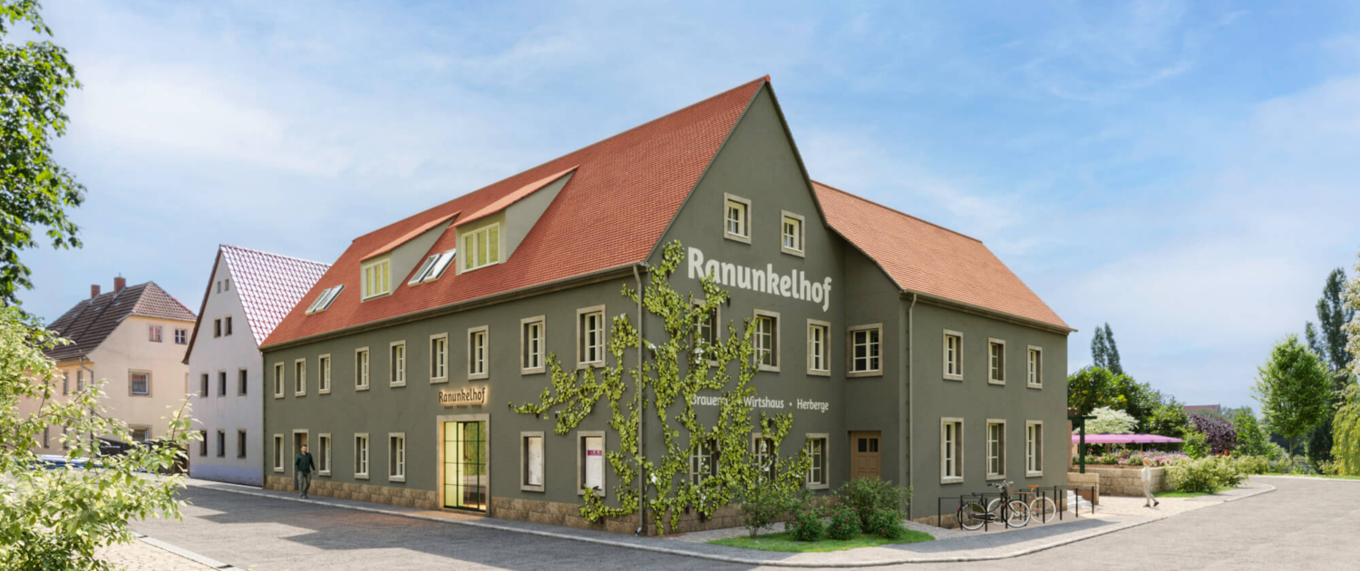 Hausansicht vom Ranunkelhof Hausansicht