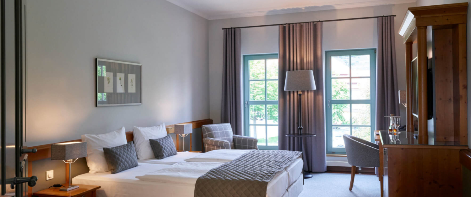 Zimmerbeispiel vom Schlosshotel Pillnitz Zimmeransicht