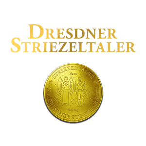 Dresdner Striezeltaler Abbildung mit Logo