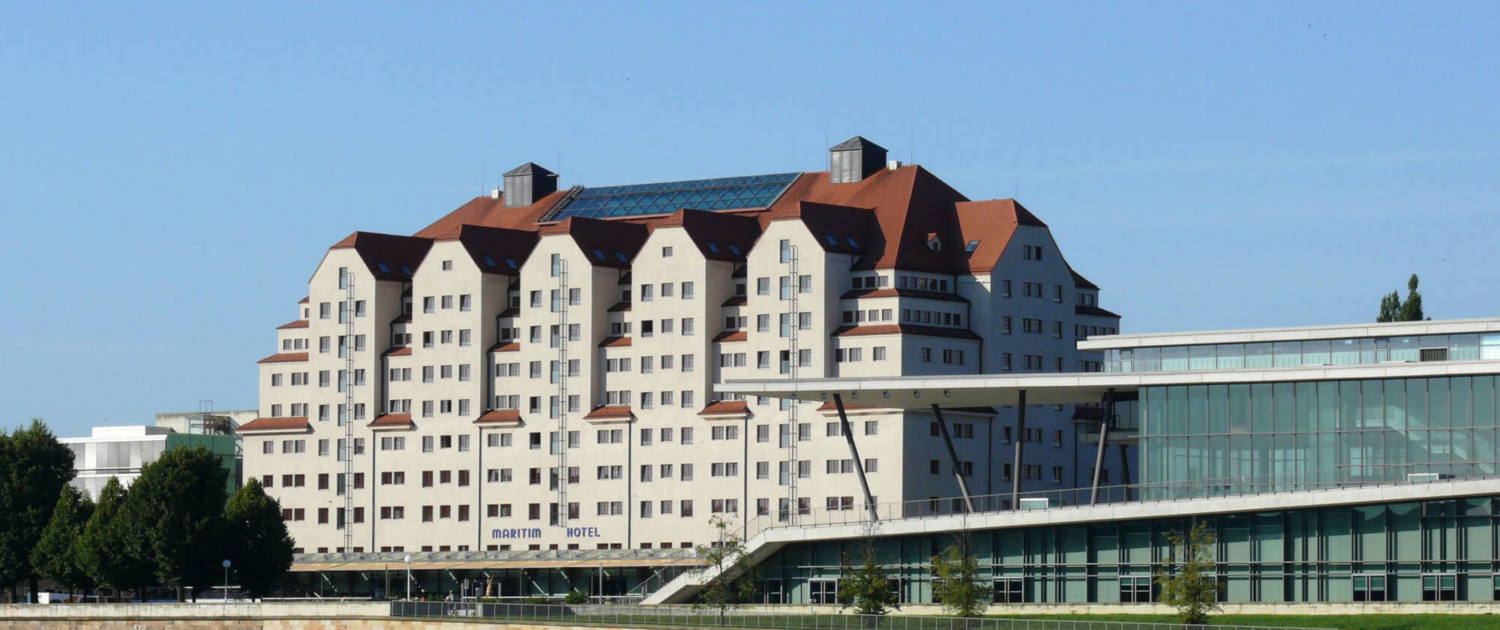 Außenansicht vom Maritim Hotel Dresden Außenansicht vom Maritim Hotel Dresden