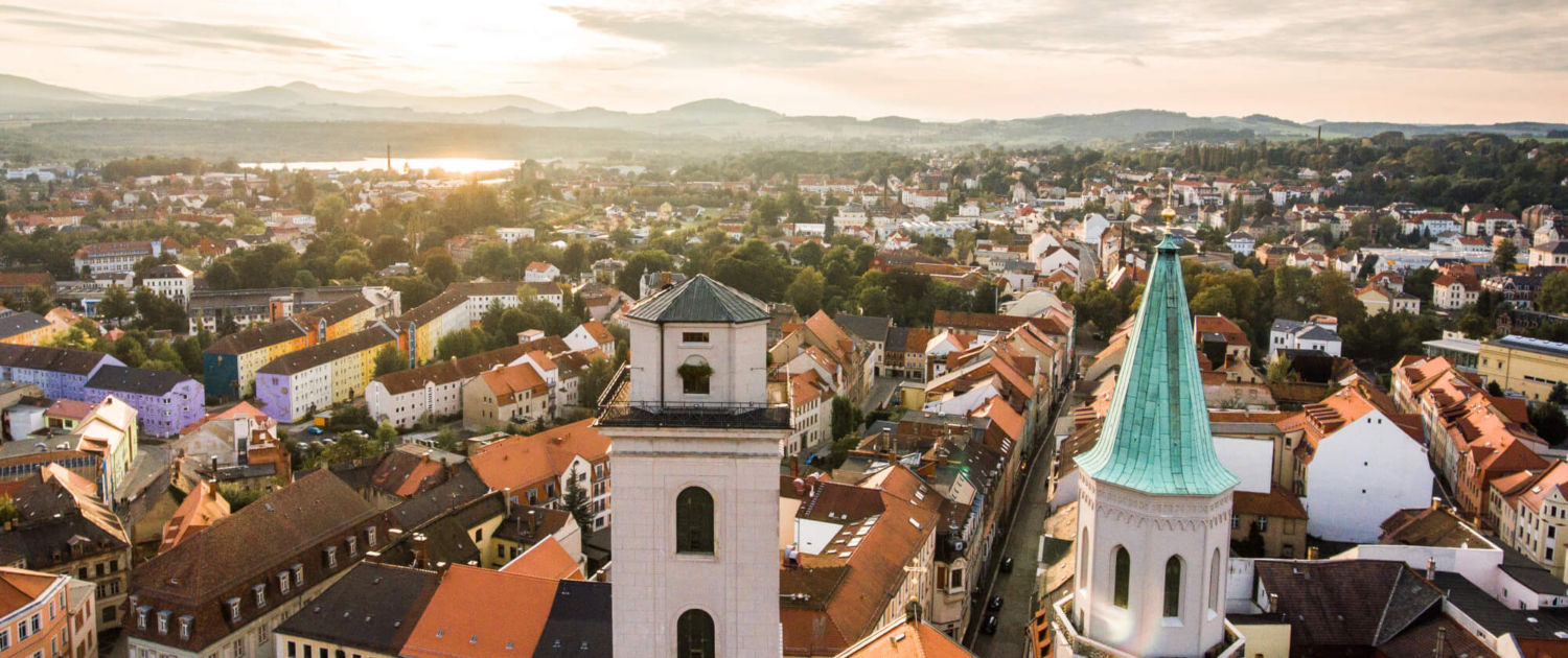 Blick über Zittau