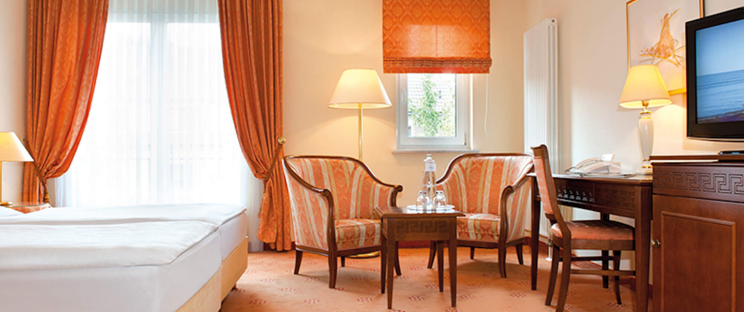 Zimmerbeispiel vom Victor’s Residenz-Hotel Erfurt Zimmerbeispiel vom Victor’s Residenz-Hotel Erfurt