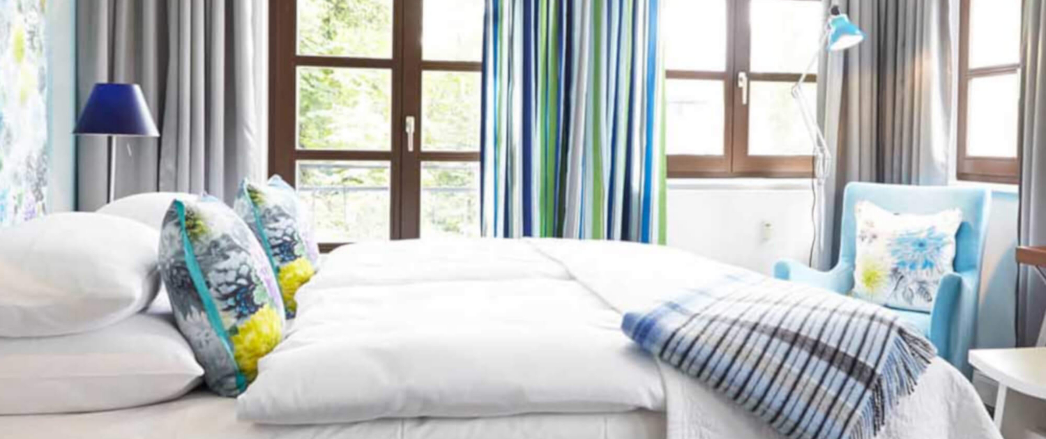 Zimmeransicht vom Designhotel Fährhaus Meißen