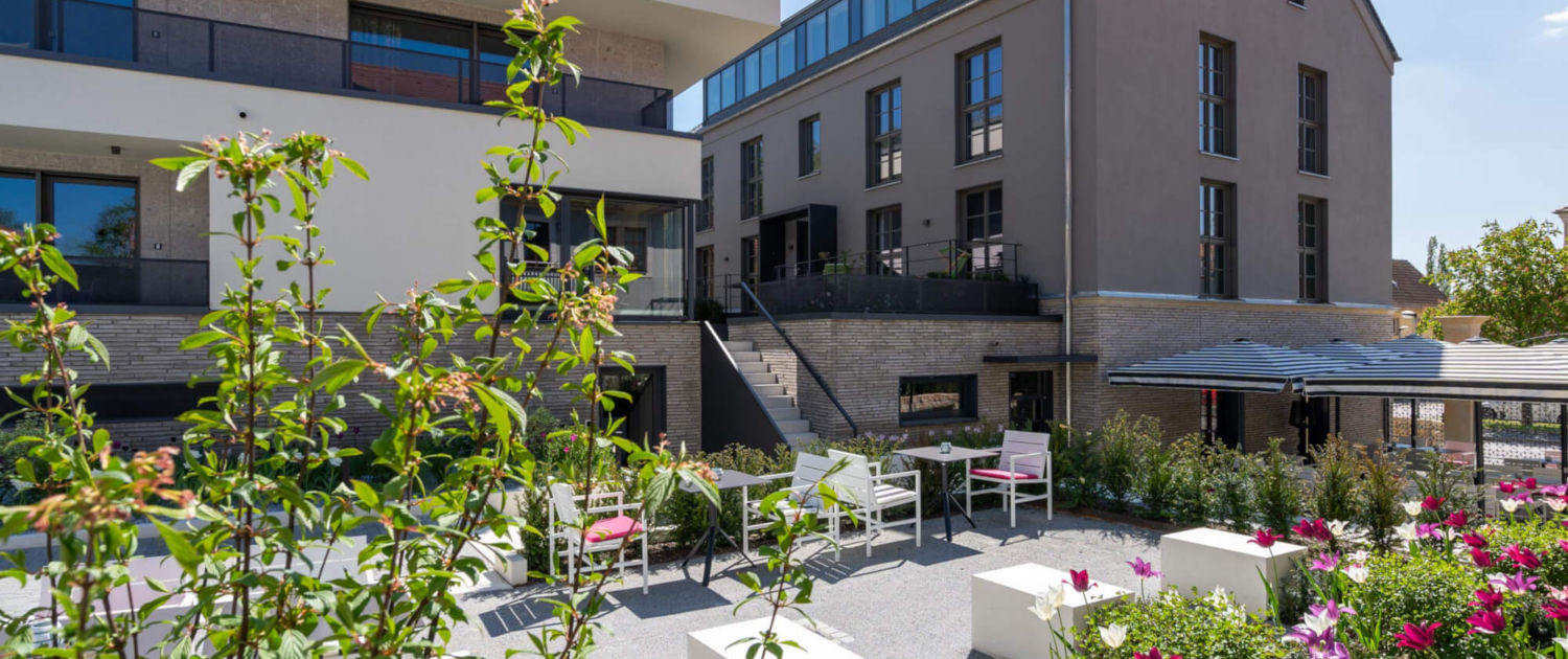 Innenhof vom Designhotel Laurichhof Innenhof vom Designhotel Laurichhof