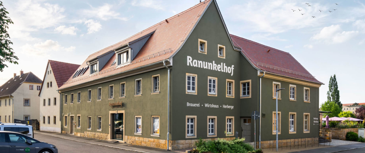 Außenansicht vom Ranunkelhof Außenansicht vom Ranunkelhof
