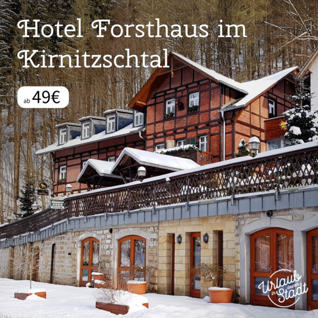 Hotel & Restaurant Forsthaus im Kirnitzschtal
Region 01 Elbsandsteingebirge 📍 

Raus in die Natur, rein ins Forsthaus: Wer Ruhe vom Alltag sucht, die Natur liebt und nahezu unerreichbar sein möchte, ist im Forsthaus genau richtig. Es ist alles da: die Sächsische Schweiz mit tollen Winteraussichten, die Kirnitzschtalbahn, kuschelige Hotelzimmer, eine Sauna, ein großes Frühstücksbuffet und ein Restaurant mit richtig guter regionaler Küche, in dem der Tag genüsslich ausklingt. Das aufmerksame Team heißt Sie willkommen und ist für Sie da.

Features:
-idyllische Lage im Kirnitzschtal Elbsandsteingebirge 📍
-inklusive Parkplatzstellplatz 🅿️
-inklusive Frühstück 🥐
-inklusive Sauna 🧖
-Hotelrestaurant 🍽
-nähe zu Wanderwegen 🥾

Buchbar auf unserer Website (Link in der Bio)!

Bilder: @forsthaus_kirnitzschtal 

#uids #urlaubindeinerstadt #uids2025
#urlaub #kurztrip #winter #wellness #städtetrip #erlebnisse #dresden #sachsen #elbsandsteingebirge @forsthaus_kirnitzschtal
