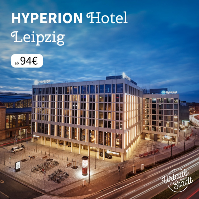 HYPERION Hotel
Region 04 Leipzig📍

Das HYPERION Hotel Leipzig lädt Sie zu einem angenehmen Aufenthalt ein. Das Hotel liegt zentrumsnah am Hauptbahnhof. Mit den öffentlichen Verkehrsmitteln erreichen Sie problemlos in kurzer Zeit alle Sehenswürdigkeiten. 189 Hotelzimmer mit vielen Annehmlichkeiten wie einer individuell regulierbaren Klimaanlage, hochwertiger Möblierung, kostenlosem Highspeed-WLAN und Sky Sport versprechen erholsame Tage.

Features:
-zentrale Lage in Leipzig, nah dem Bahnhofs📍
-inklusive Frühstück🥐
-inklusive 2-Gang-Abendessen 🍽
-inklusive Upgrade in ein Businesszimmer🔼
-Hotelbar🍹 und Restaurant🍽 
-Sauna 🧖und Massage💆

Buchbar auf unserer Website (Link in der Bio)!

Bilder: @victorshotels

#uids #urlaubindeinerstadt #uids2025
#urlaub #kurztrip #hotelbar #städtetrip #erlebnisse #leipzigcity #sachsen #Leipzig #hyperionhotel