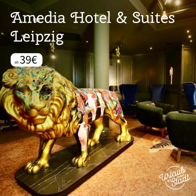 Amedia Hotel & Suites 
Region 04 Leipzig 📍

Nur 4 Kilometer von der Leipziger Altstadt entfernt, begrüßt Sie das Boutique-Hotel AMEDIA Hotel & Suites Leipzig mit 67 Zimmern und Suiten am ruhigen, grünen Stadtrand von Leipzig. Neu renovierte Zimmer, angelehnt an das Wahrzeichen, den Leipziger Zoo, sorgen für Wohnkomfort und Wohlgefühl in familiärer Atmosphäre. Das Hotel besticht durch einzigartige Kunst, speziell für das Hotel von der Künstlerin Simone Gutsche-Sikora designt.

Features:
-künstlerisch eingerichtetes Hotel am ruhigen Stadtrand 📍
-inklusive Frühstück 🥐
-Hotelbar🍹 und Restaurant 🍽

Buchbar auf unserer Website (Link in der Bio)!

Bilder: @amedia_hotels 

#uids #urlaubindeinerstadt #uids2025
#urlaub #kurztrip #hotelbar #wellness #städtetrip #erlebnisse #leipzigcity #sachsen #Leipzig