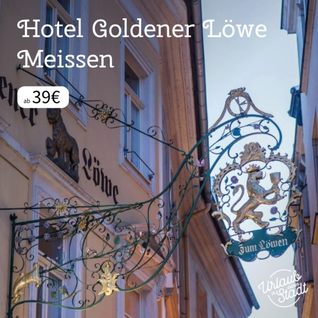 Hotel Goldener Löwe
Region 01 Meißen📍

Der Goldene Löwe ist ein traditionsreiches Altstadthotel inmitten des malerischen Kleinodes Meißen. Das Haus verfügt über 36 individuell gestaltete Zimmer. Beeindruckend ist auch das stilvoll eingerichtete Restaurant „Zum Löwen“ mit Kamin und der „Löwenstube“ sowie das gemütliche Eventlokal „Zum Speicher“ mit italienischen Wandmalereien und einem Klavier.

Features:
-zentrale Lage in der meißner Innenstadt📍
-inklusive Frühstück🥐
-Skybar "Zum Speicher"🍹
-Löwen-Restaurant🍽
Zusatzangebot: 3-Gang-Menü
Zusatzangebot: 4-Gang-Candle-Light-Dinner

Buchbar auf unserer Website (Link in der Bio)!

Bilder: Hotel Goldener Löwe

 #uids #urlaubindeinerstadt #uids2025
#urlaub #kurztrip #hotelbar #städtetrip #erlebnisse #meissen  #meißen