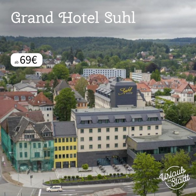 Grand Hotel Suhl
Region 98/99 Thüringer Wald📍

Eingebettet in die herrliche Gebirgslandschaft des Thüringer Waldes ist Suhl ein idealer Ausgangspunkt für Wanderer, Wintersportler, Erholungs- und Erlebnissuchende. Das 4-Sterne-Superior HVD Grand Hotel Suhl befindet sich in bester und ruhiger Lage, nur 5 Gehminuten vom Ortszentrum entfernt. Erkunden Sie die herrliche Umgebung, relaxen Sie im Wellnessbereich mit Sauna und Pool und lassen Sie sich im hauseigenen Restaurant Rennsteig verwöhnen.

Features:
-ruhigen Lage im idyllische Suhl, Thüringer Wald📍
-inklusive Frühstück🥐
-inklusive Nutzung des Wellnessbereichs💆und Pool🏊‍♂️
-inklusive Sauna 🧖
-Hotelbar🍹 und Restaurant🍽

Buchbar auf unserer Website (Link in der Bio)!

Bilder: @grandhotelsuhl 

#uids #urlaubindeinerstadt #uids2025
#urlaub #kurztrip #städtetrip #erlebnisse #thueringen_entdecken #wanderlust #thueringerwald #erholung #suhl #kur