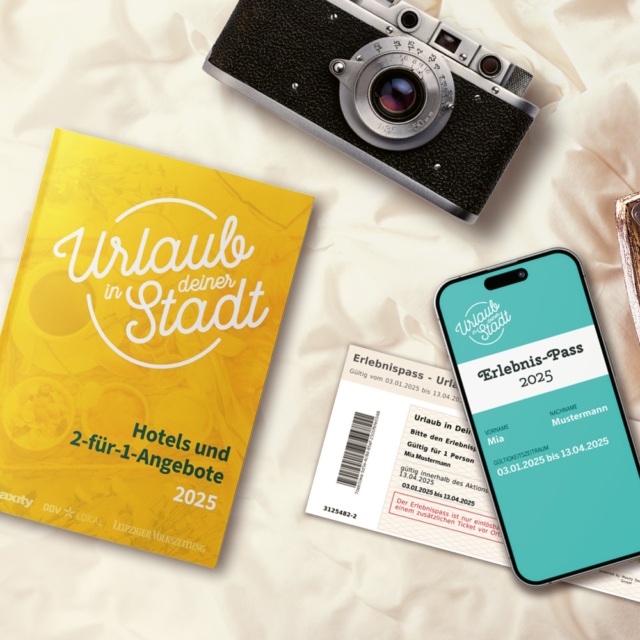 100 Tage „Urlaub in deiner Stadt“ – so viele waren noch nie dabei! 🌟🏨

Seit 100 Tagen läuft die Aktion 2025, und mehr Gäste als je zuvor haben sich bereits eine kurze oder auch längere Auszeit gegönnt – über 20 % mehr als im letzten Jahr! Ob entspannte Wellnessmomente, Städtetrips oder Kulturerlebnisse – habt ihr euch eure Auszeit schon gesichert?

💡 Noch bis 13. April buchbar – mit Hotel & Erlebnispass für 2für1-Vorteile!
📍 www.urlaubindeinerstadt.de