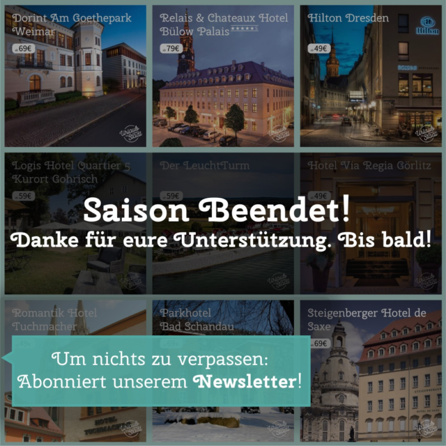 Eine Session Urlaub in deiner Stadt endet. Wir als Social-Media-Team danken für nette Interaktion und eure zahlreichen Teilnahmen an unseren Gewinnspielen. 
Doch nun keine Sorge, ab November 2025 werdet ihr wieder die Möglichkeit haben, mit uns tolle neue Erfahrungen zu machen und eure Heimat neu kennenzulernen.
Für das nächste Mal könnt ihr neue sowie bereits bekannte Aktionen, Hotels und Erlebnisangebote erwarten. 

Um davon nichts zu verpassen: 
✉️Abonniert unseren E-Mail-Newsletter auf unserer Website (Link in der Bio)📯